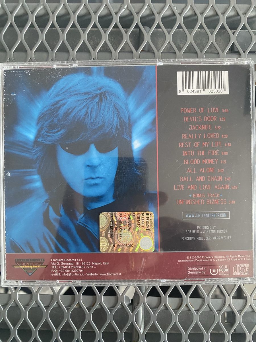 CD: Joe Lynn Turner - The Usual Suspects – Usato da Thayngen venduto da doncorvetto 1