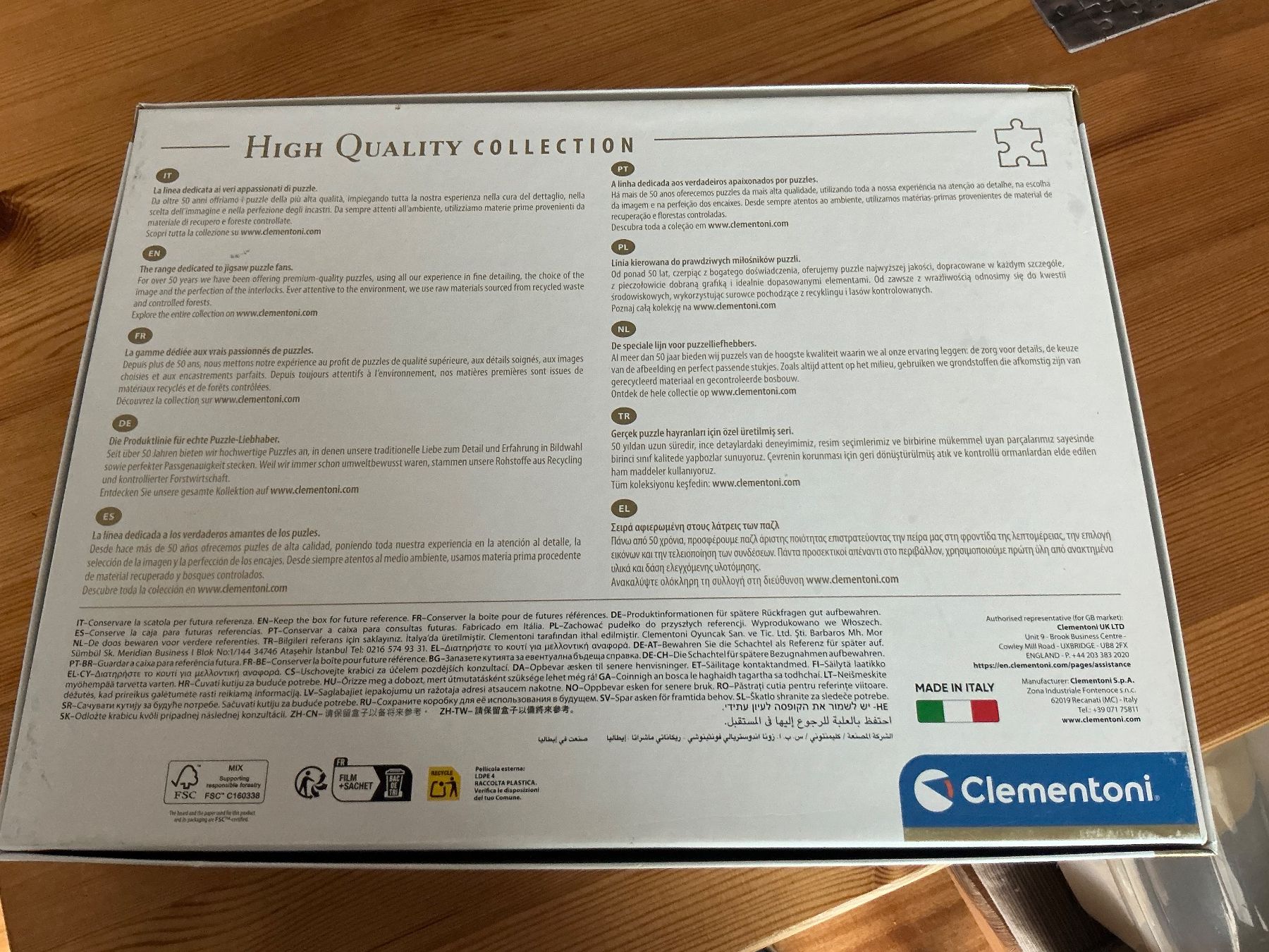 Clementoni Puzzle: Puzzle 1000 Teile Kätzchen Clementoni, vollständig – Usato da Aesch BL venduto da Fortexx 1
