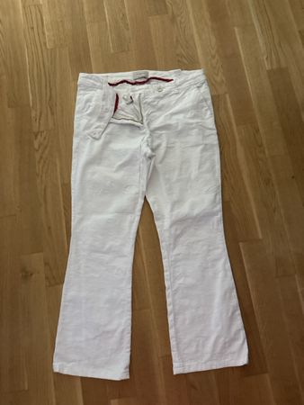 Damen Hose weiss Grösse 46 VIA MASINI 80
