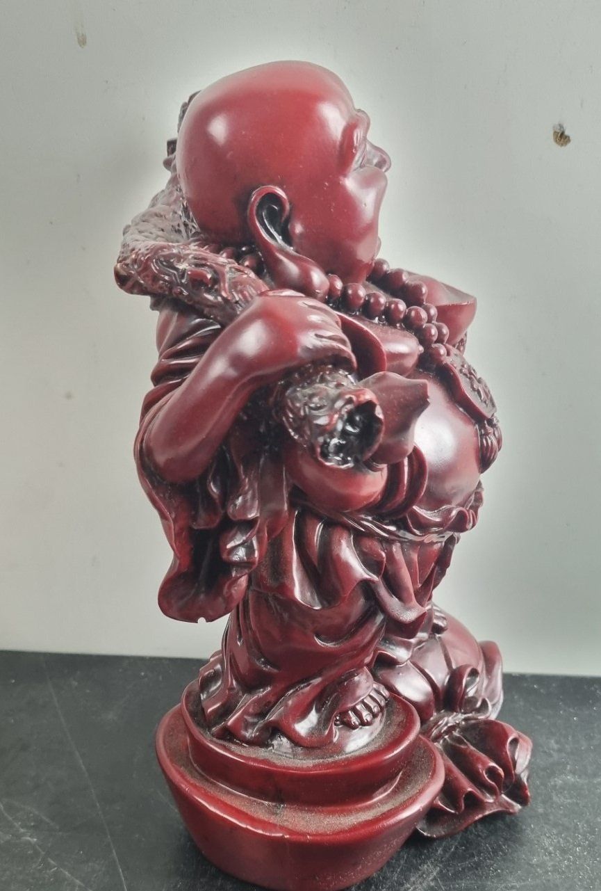 Figuren: Statue Lachender Buddha, Budai oder Hotei, feng shui – Gebraucht aus Flums von Flumsantik 4