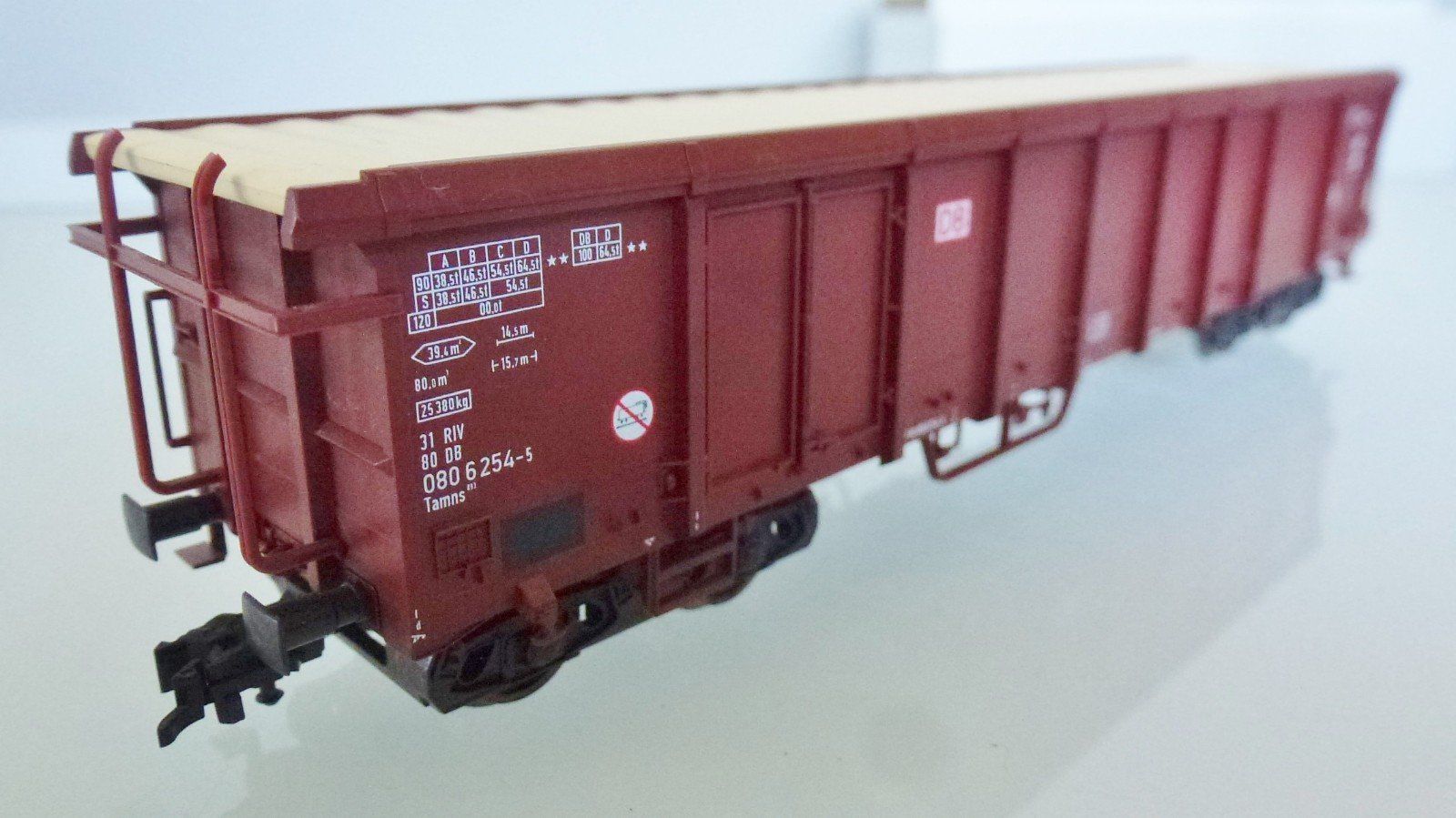 Fleischmann Trains électriques: Fleischmann 5280 K DB AG Rolldachwagen Tamns 899 – Neuf avec emballage d'origine à Derendingen par Benfis 1