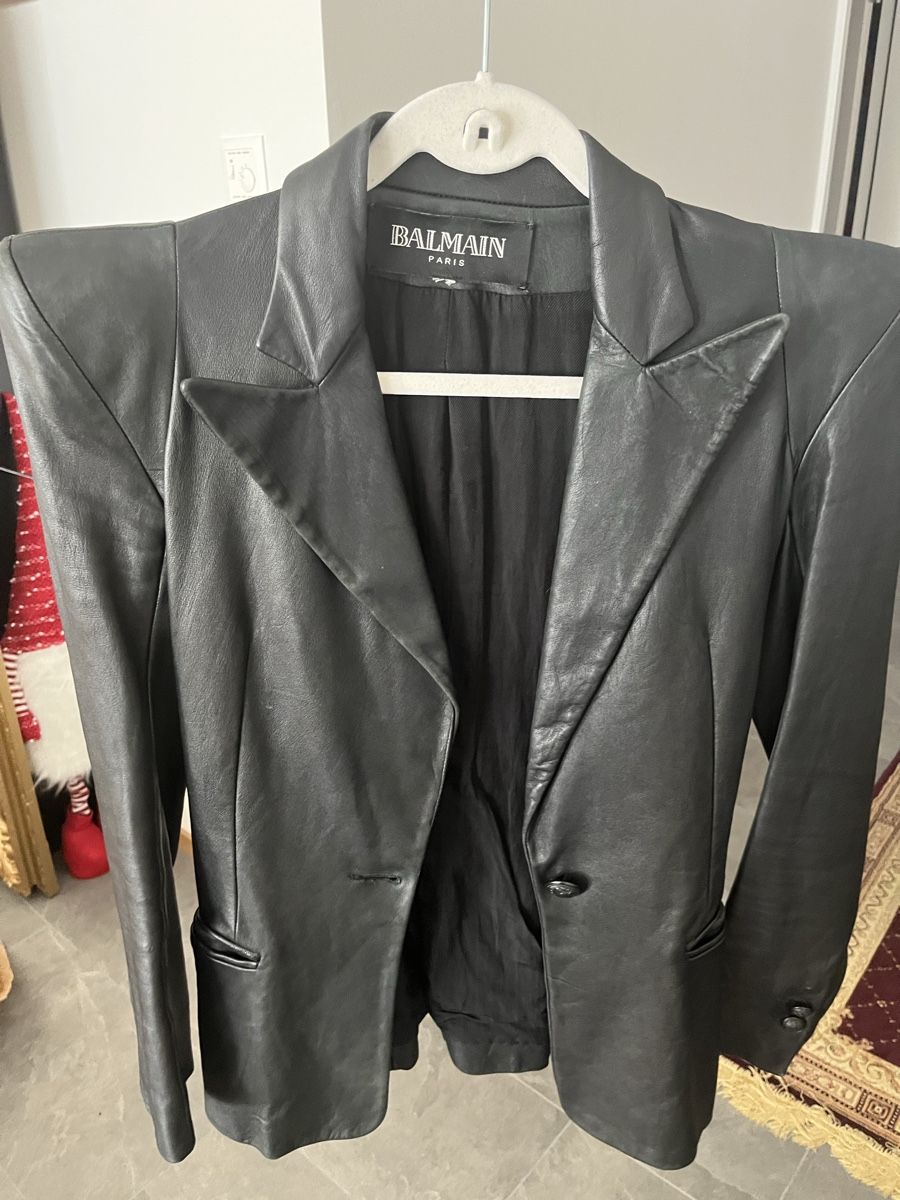 Balmain Giacche: Balmain Vintage Leder Blazer – Usato da Zürich venduto da aaaaaaaaa00