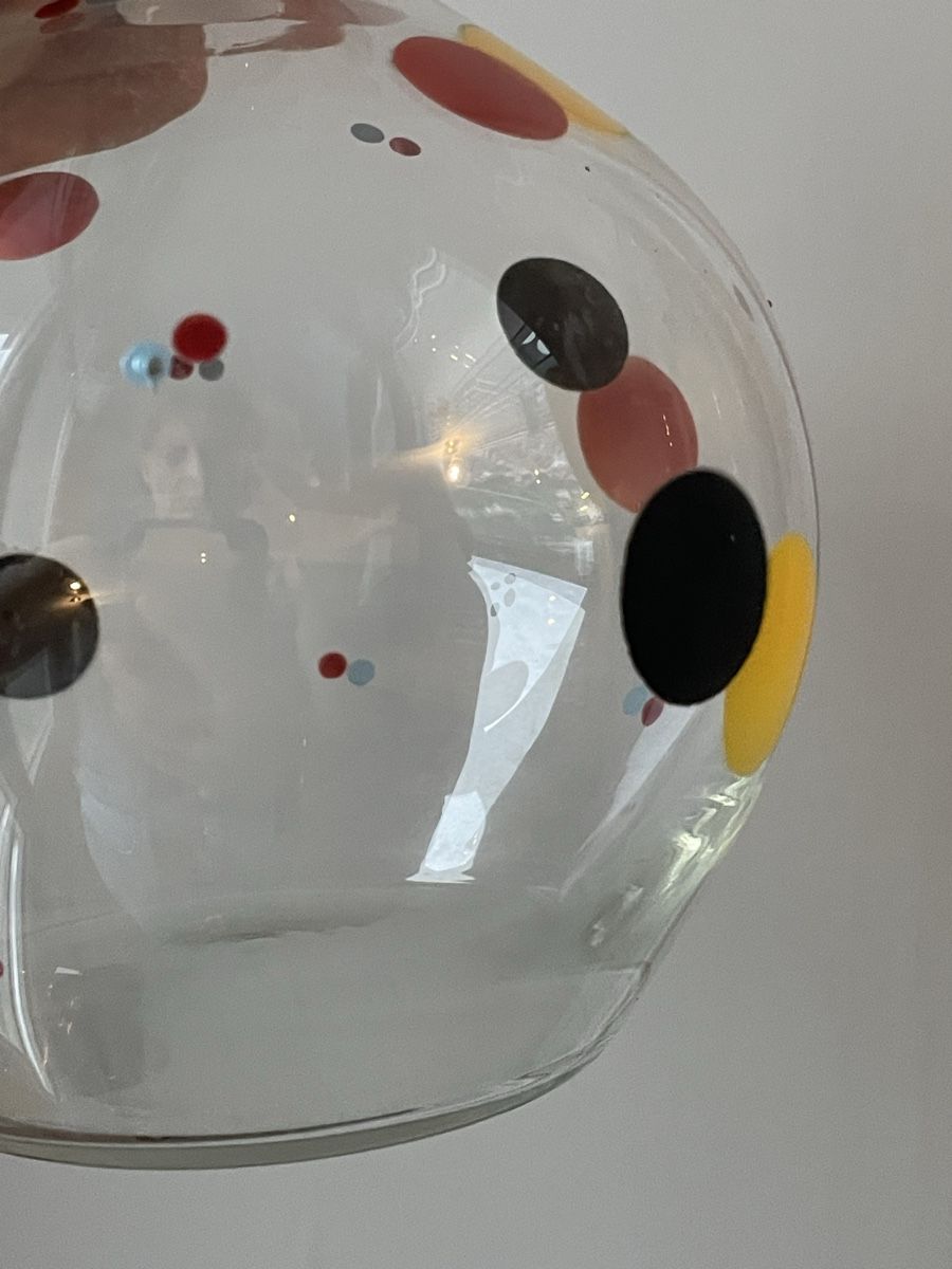 Karaffen: Alte, wunderschöne Glaskaraffe mit polka dot – Gebraucht aus Fribourg von Mymikrakra01 2