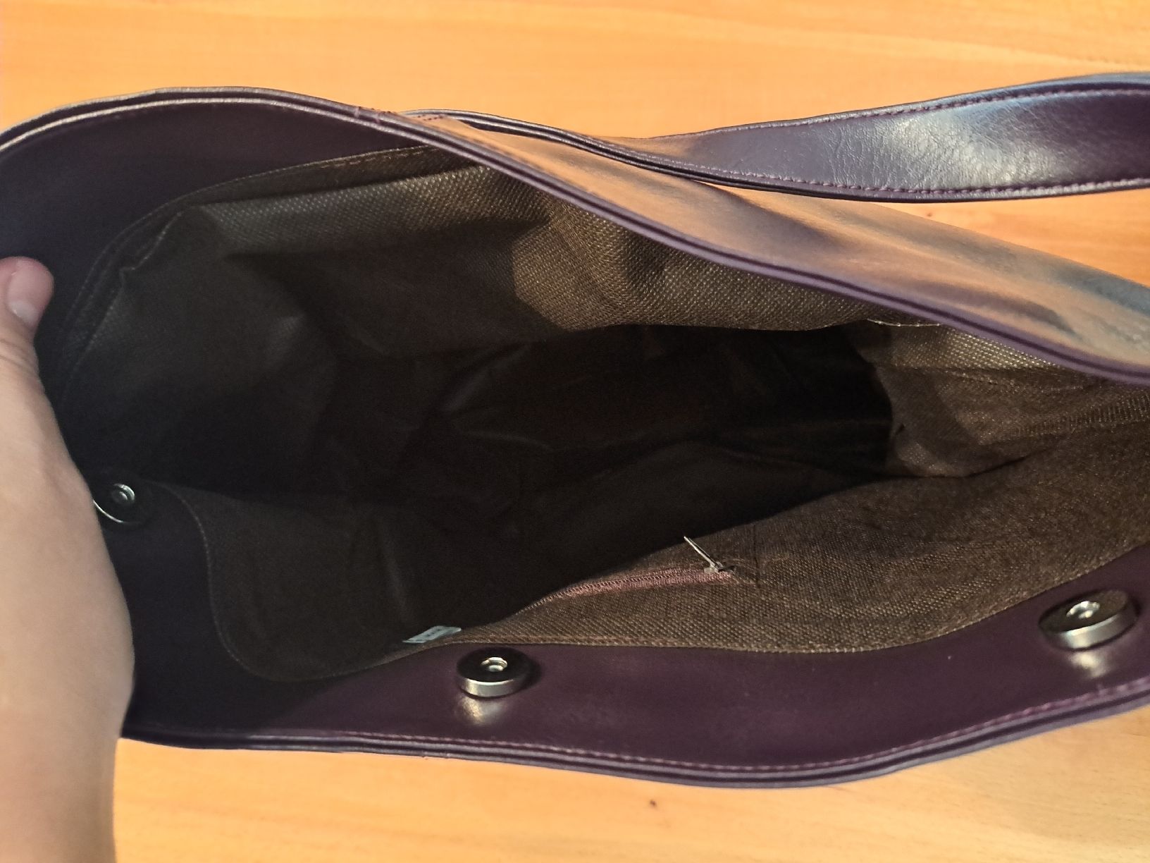 Taschen für Damen: Handtasche dunkelviolett NEU – Neu (gemäss Beschreibung) aus Elgg von adr_ms99 2