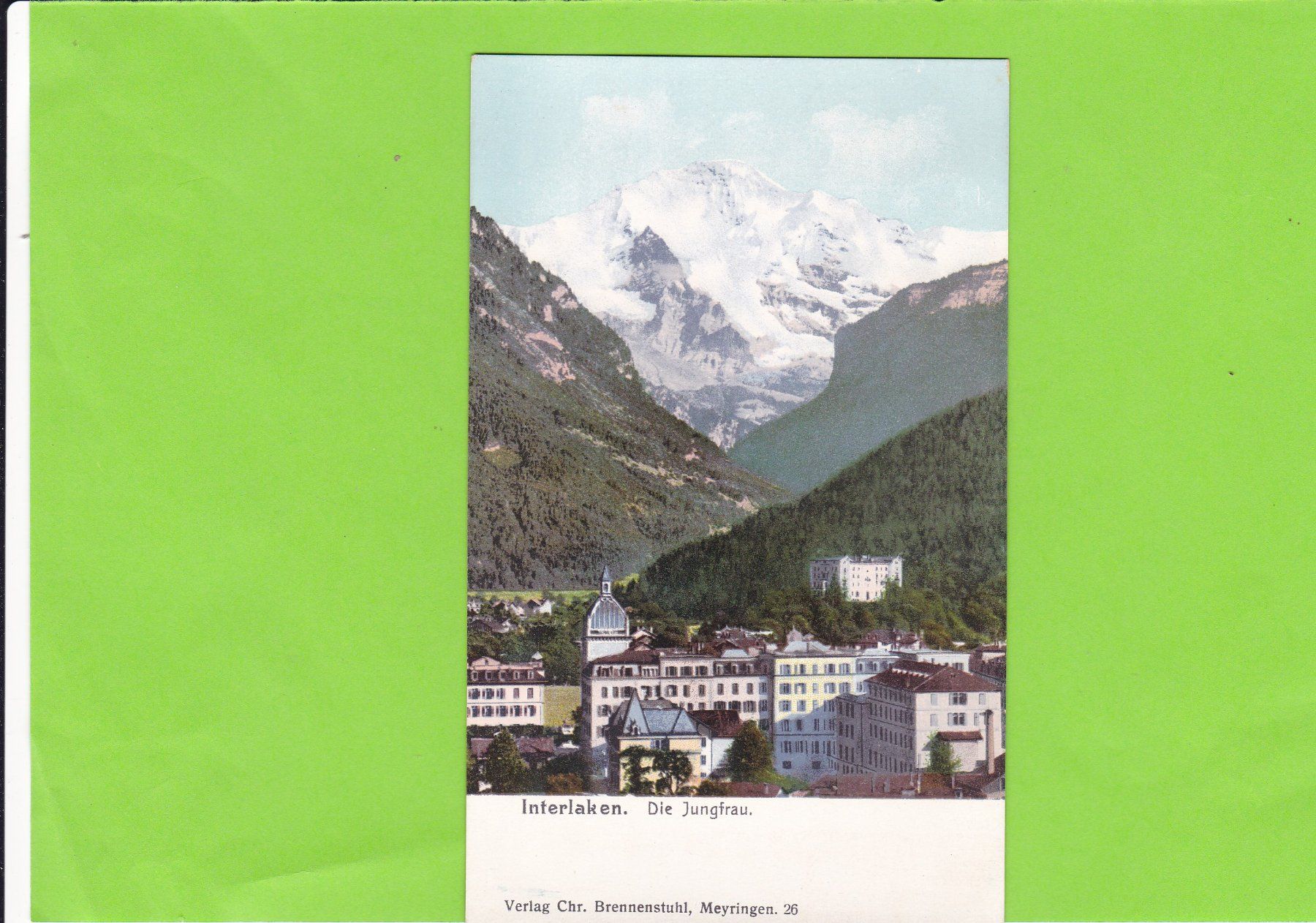 Cartoline postali: Interlaken-Jungfrau – Usato da St. Peterzell venduto da neckertal