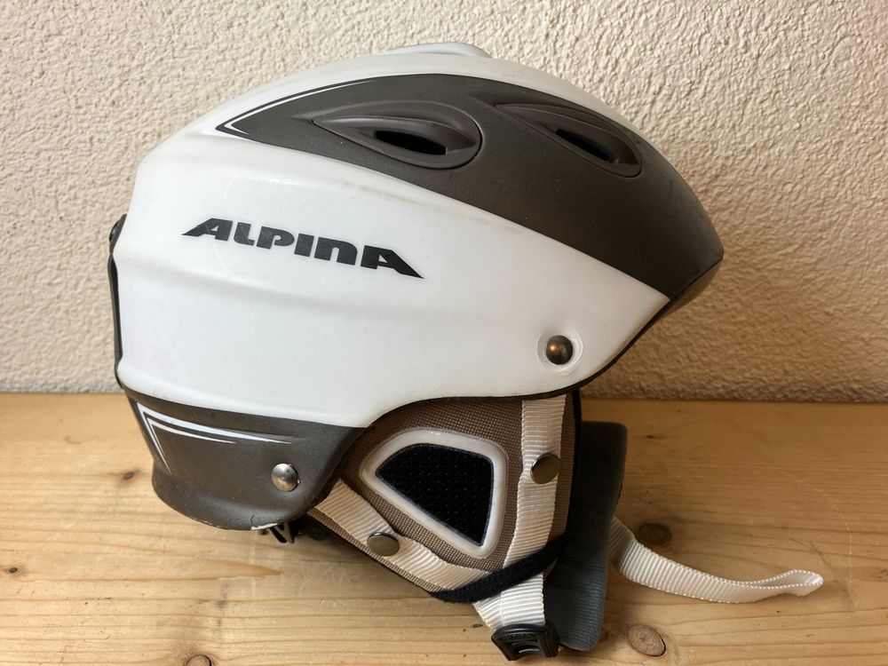 Damen Ski Helm Alpina Grap weiss Grösse M - 61cm) | Kaufen auf Ricardo