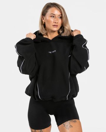 TEVEO Hoodie schwarz