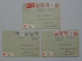 1948: Briefe Kehrdrucke +Zwischensteg, T.der B Schaffhausen.