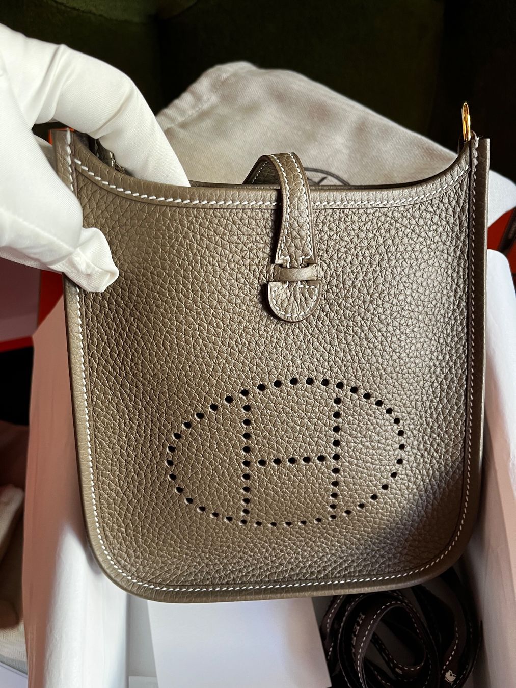 Hermès Borse da donna: Sac Hermès Evelyn TPM – Nuovo e nell'imballaggio originale da Plan-les-Ouates venduto da mbo_lr8w 6