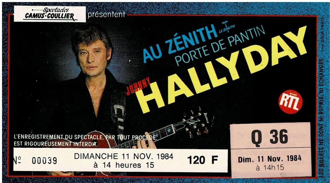 Zeitschriften & Magazine: Johnny Hallyday - Programme "Au Zénith" - 1984 – Gebraucht aus Noréaz von Hallyday 3