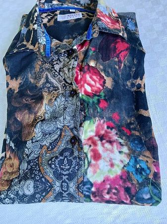 Bluse Blumenmuster