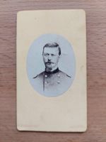 Antikes Kartonfoto CdV Militär Schweiz