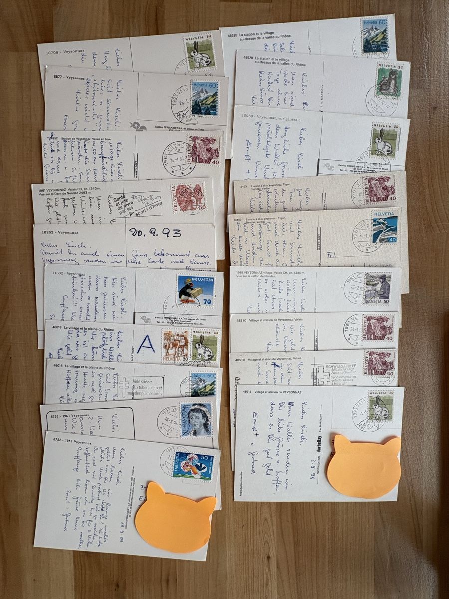 Cartoline postali: AK von Veysonnaz – Usato da Rümlang venduto da Kartenpost1 1