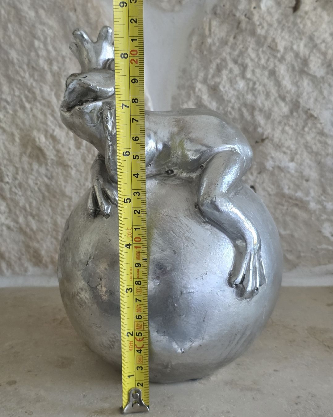 Statuette: Froschkönig Figur silberfarben  – Usato da Rheinsulz venduto da Gilea 6