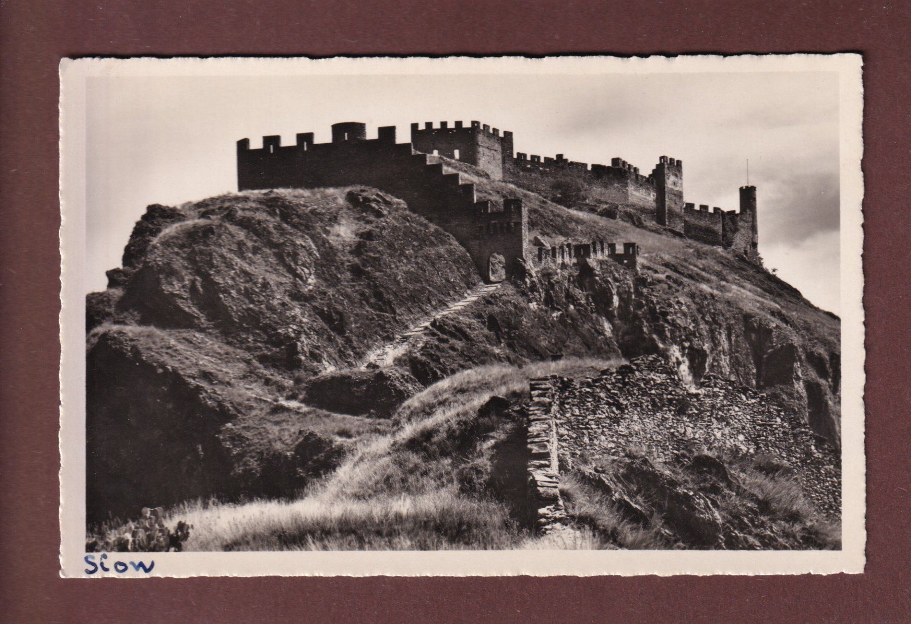 Cartes postales: SION - Château de Tourbillon – D'occasion à Pully par nicecards-shop