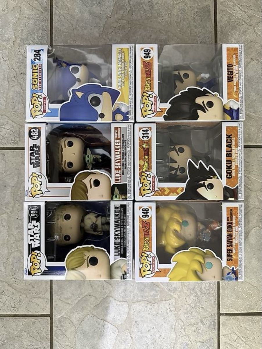 Funko Figuren: Funko Pop Star Wars Dragon Ball Sonic – Neu und originalverpackt aus Waldenburg von RonaldinhoJordan
