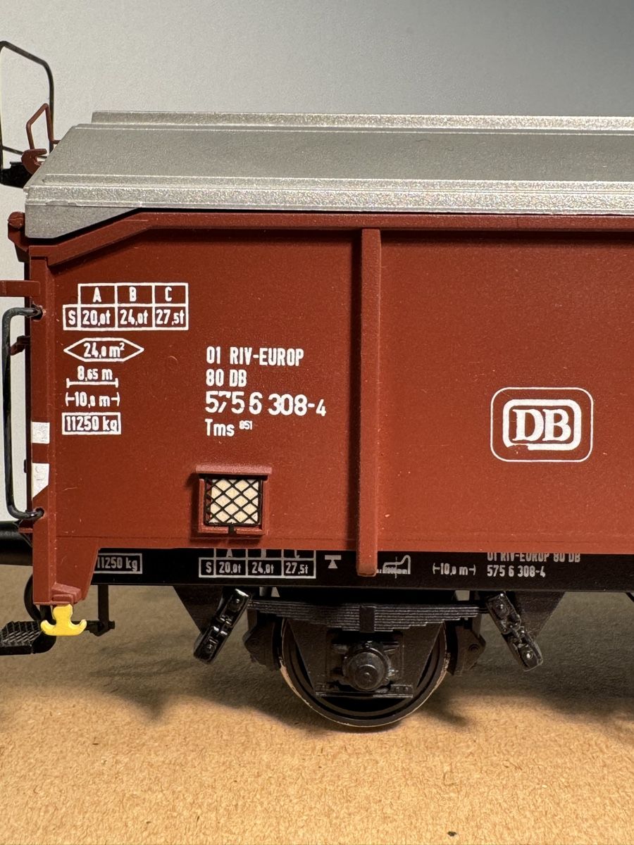 Bemo Modelleisenbahnen: BieMo Schiebedach-Wagen DB Tis 858 – Neu (gemäss Beschreibung) aus Bremgarten AG von uhs10 6