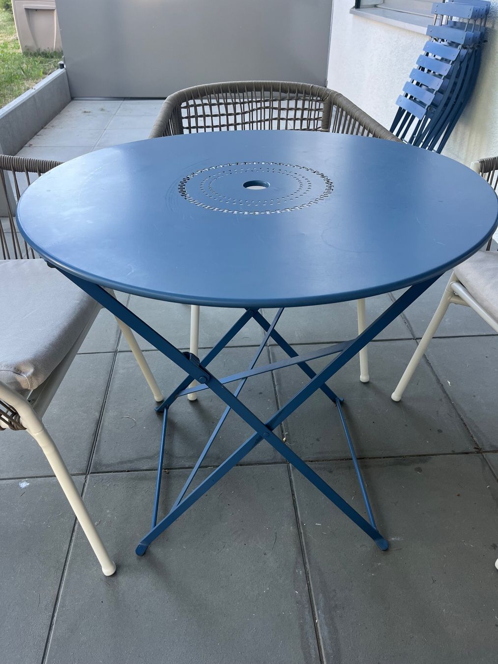 Fermob Tischset: Fermob Set blau – Gebraucht aus Dübendorf von isa_z7lz
