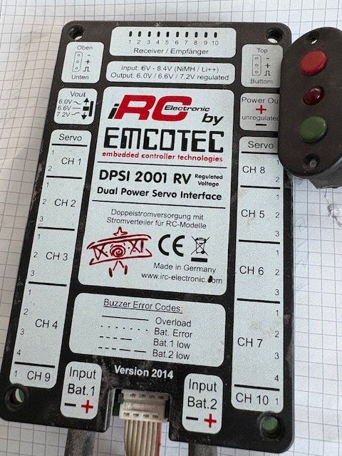 Modellismo RC: Akkuweiche Emcotec DPSI 2001 RV – Usato da Würenlingen venduto da Delfinli1 1