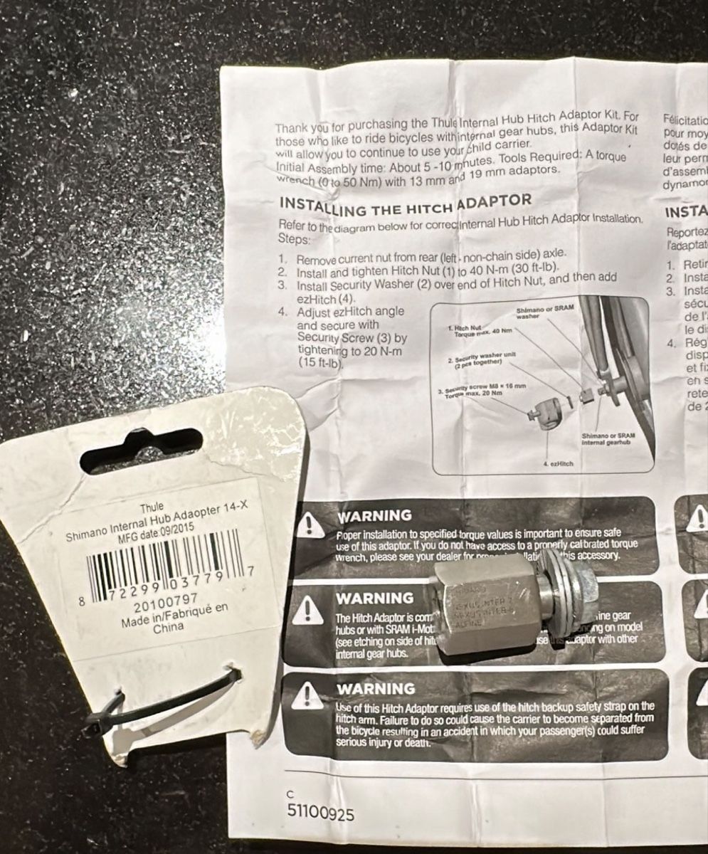 Shimano Ersatzteile: Thule Adapter  – Neu und originalverpackt aus Reutigen von ann_9mq9