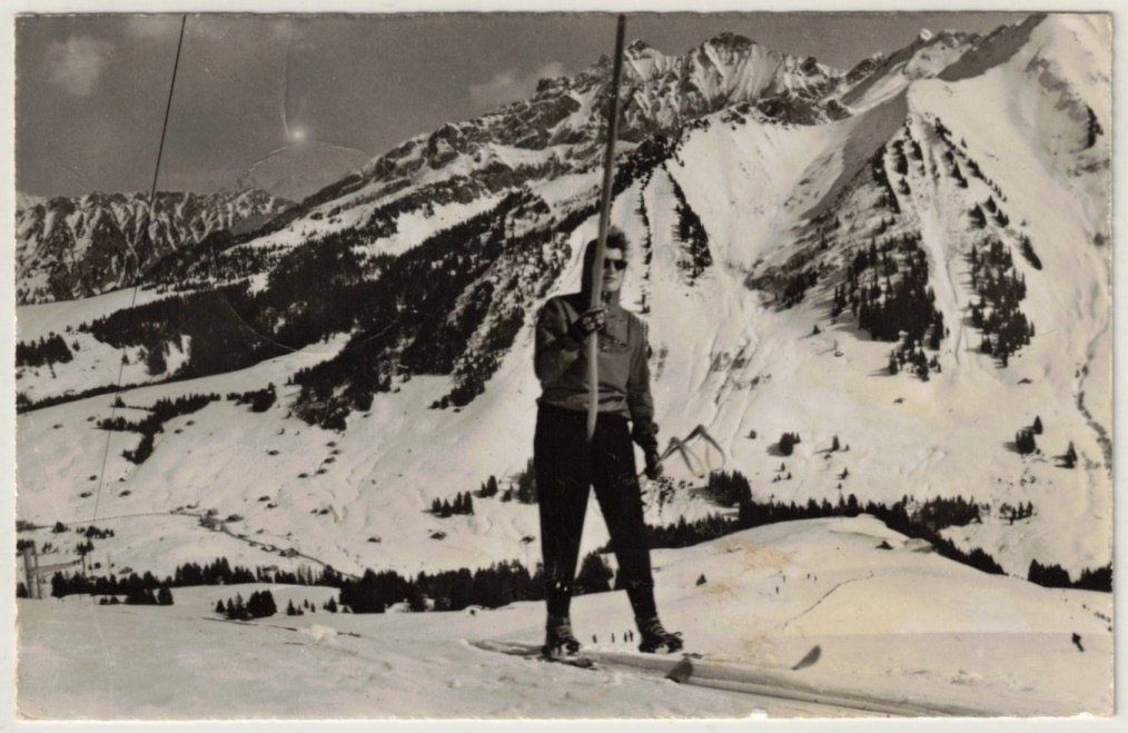 Ansichtskarten: Col des Mosses - Skilift de l' Ecuellaz – Gebraucht aus Binningen von Mountainrider
