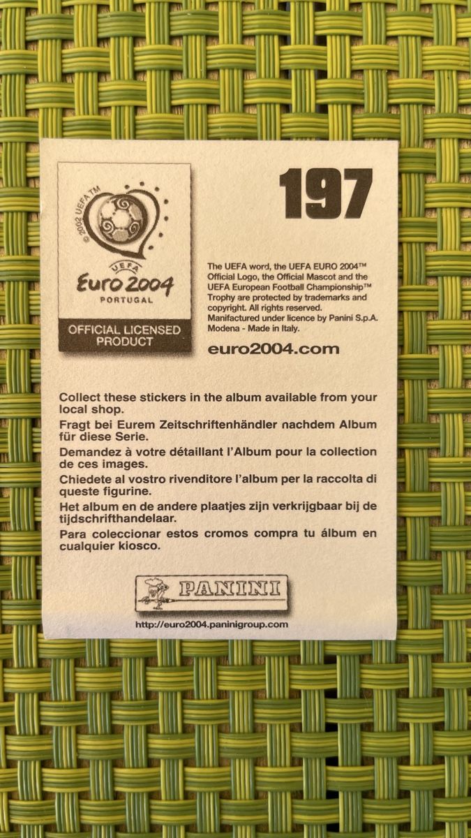 Panini Carte collezionabili: Zlatan Ibrahimovic Panini EM 2004 Sticker – Nuovo (secondo la descrizione) da Büttikon AG venduto da lca_v7pb 3