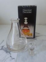 elegante Weinkaraffe - Kristallglas England - neuwertig