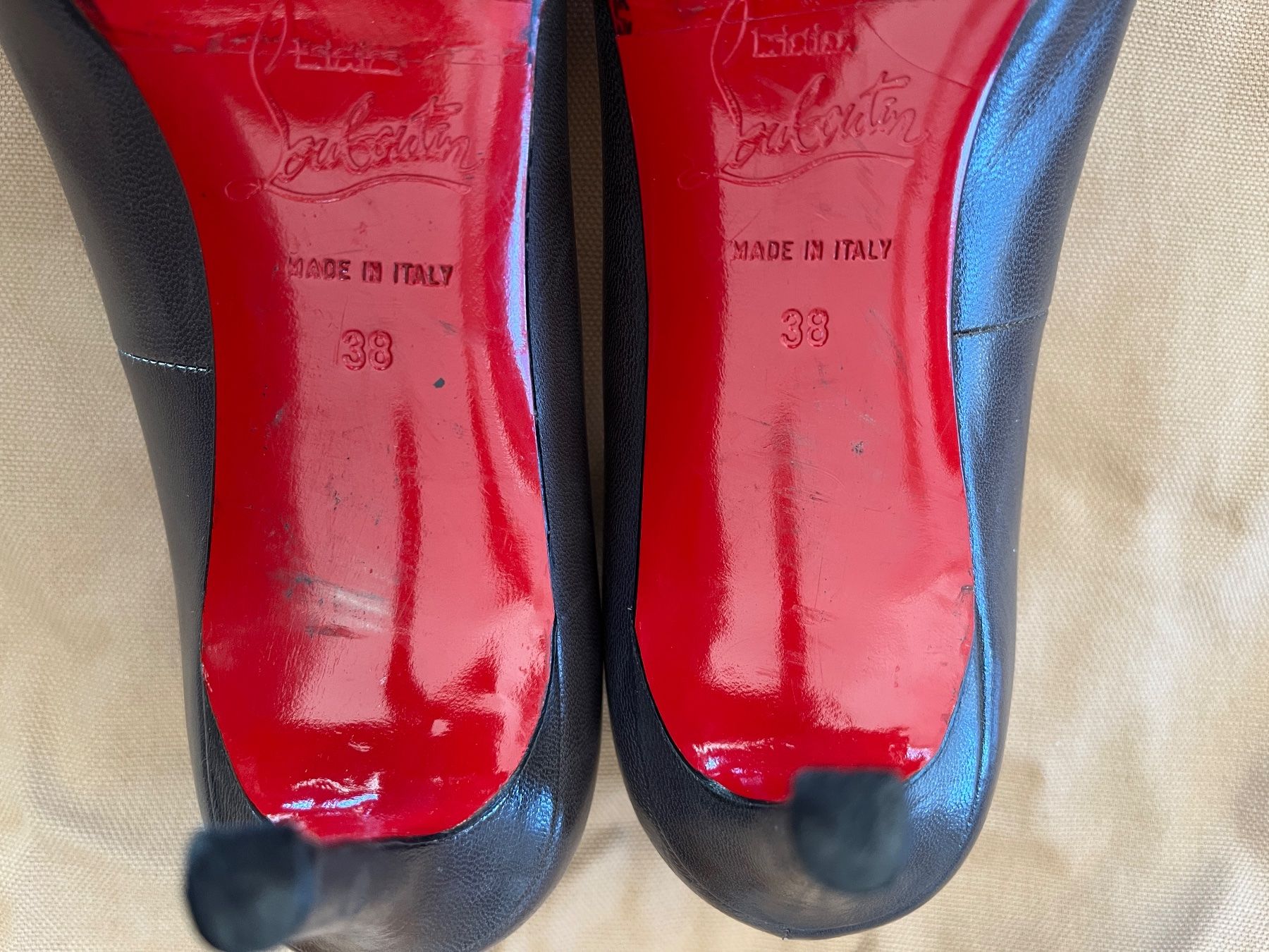 Christian Louboutin Scarpe da donna: Escarpins Louboutin cuir gris T38 – Usato da Blonay venduto da Oldboltoni 4