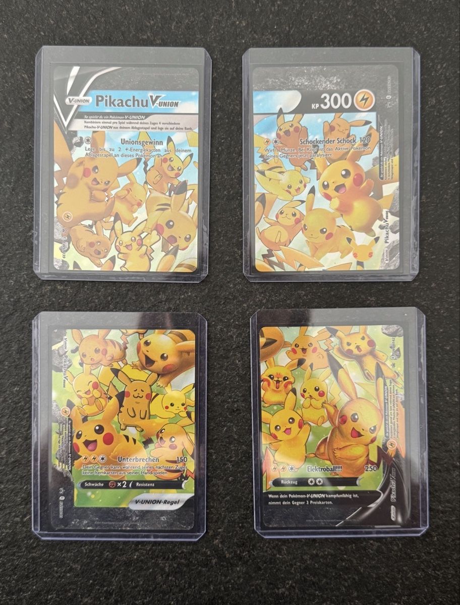 Pokémon Carte collezionabili: Pikachu V Union – Usato da Muraz (Collombey) venduto da ya.boy.matteo