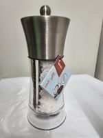 Moulin Sel & Poivre "Bisetti"/Neuf/En Inox/Hauteur:17 cms