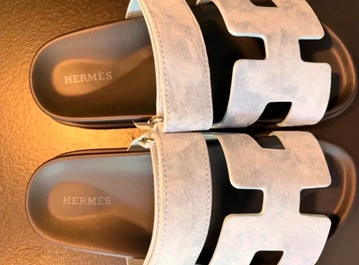 Hermès Damenschuhe: Hermès Chypre Sandalen Gr. 38 – Neu (gemäss Beschreibung) aus Triesen von atos87