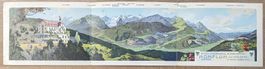 Klapp-Lithographie Hohfluh auf Hasliberg