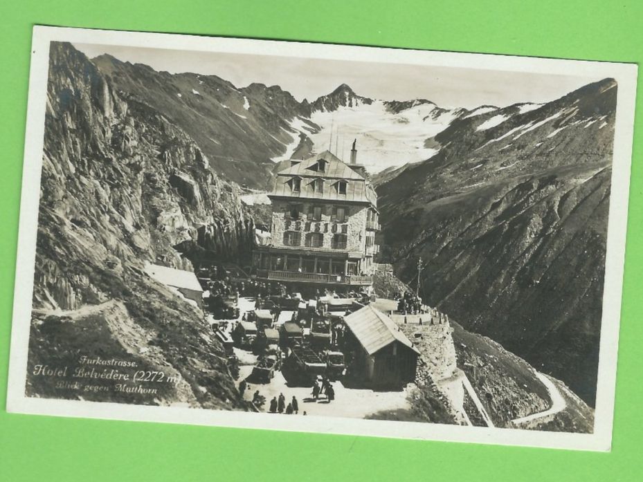 Cartoline postali: Hotel Belvedere Furkastrasse – Usato da Zürich venduto da t24_de