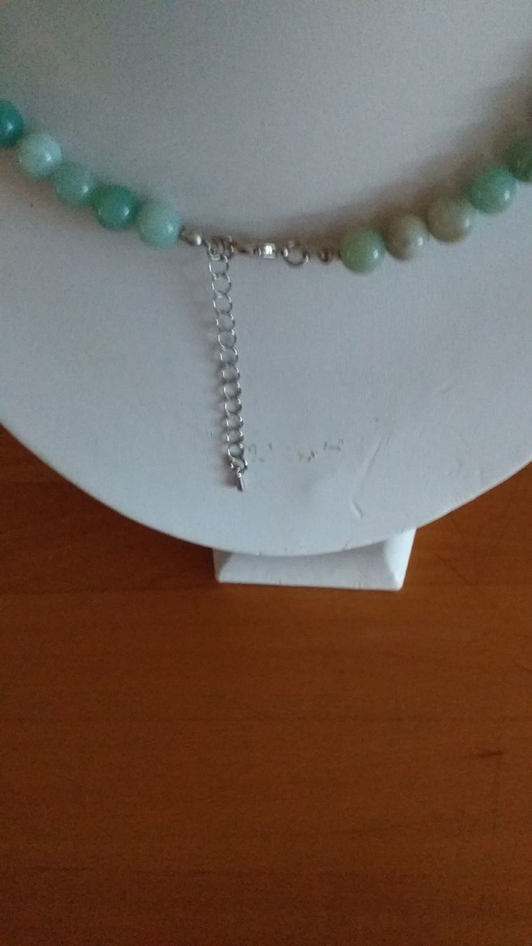 Catenine: Amazonit Kette – Nuovo e nell'imballaggio originale da Wünnewil venduto da 04Blume 1