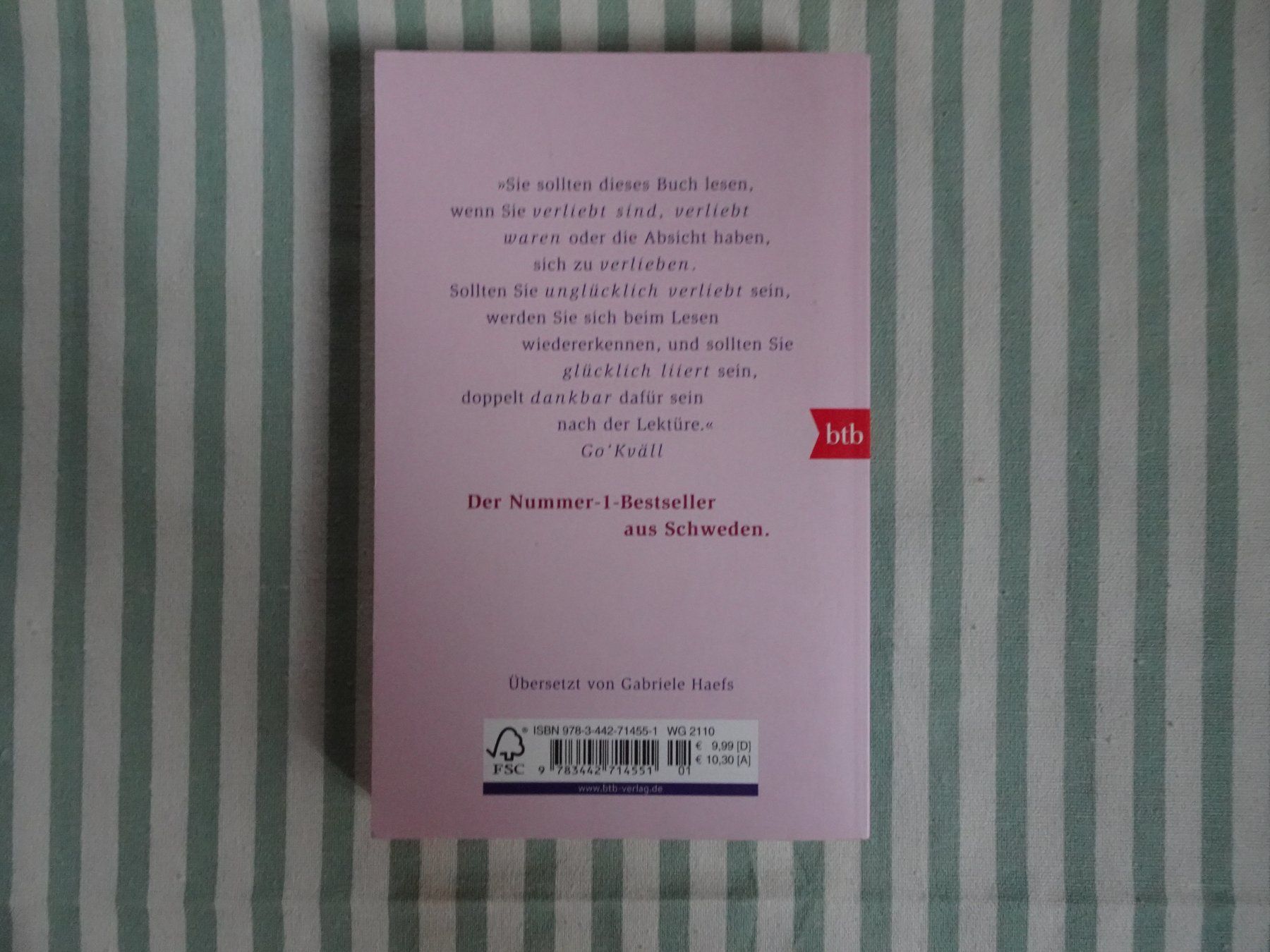 Libri: Lena Andersson - Widerrechtliche Inbesitznahme - B839 – Usato da Küssnacht am Rigi venduto da Bookslove-Divers 1