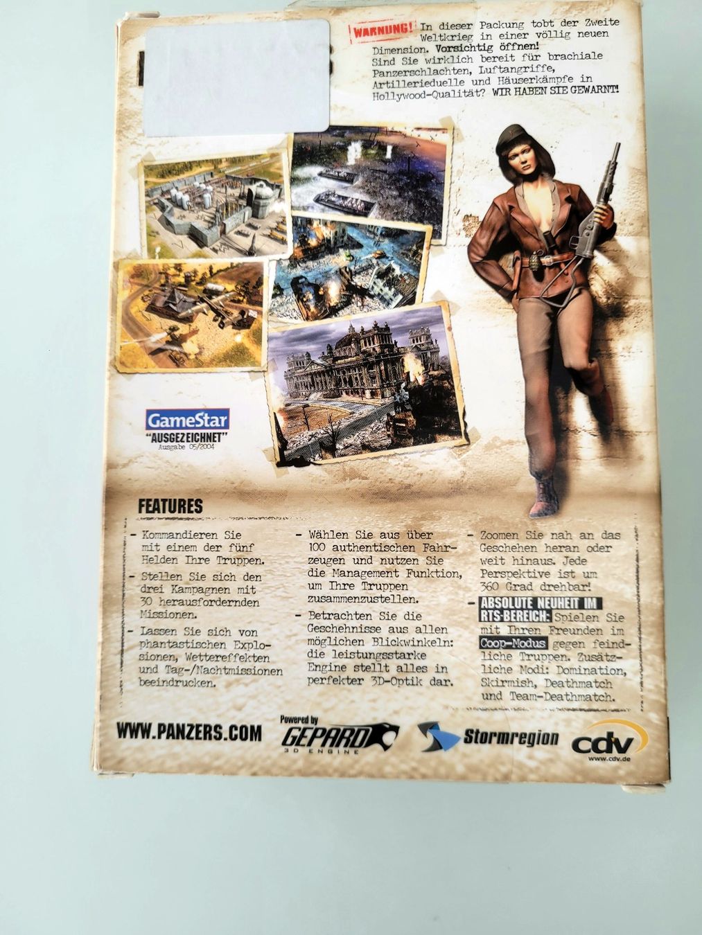 Giochi: Codename: Panzers Phase One PC Spiel CD-ROM; Retro. – Usato da Hagendorn venduto da hagendorna 1