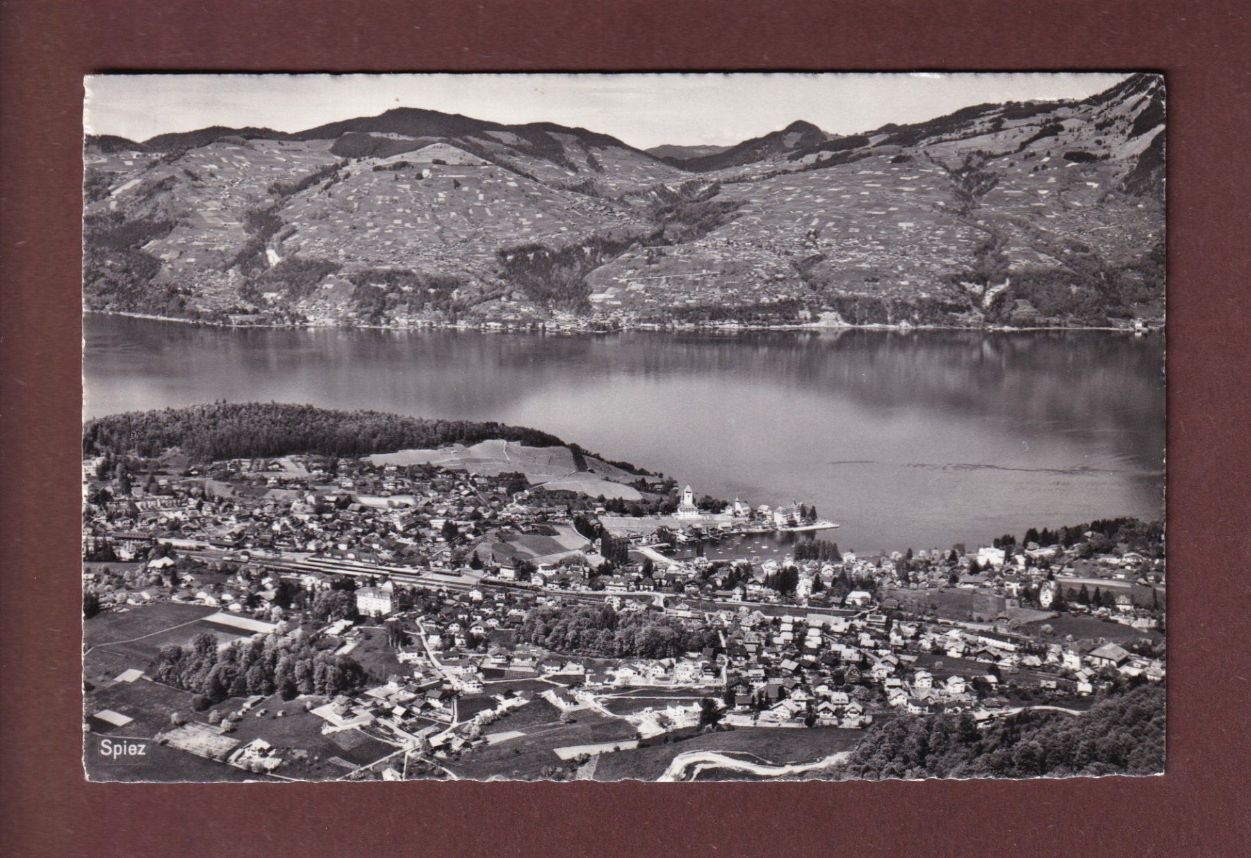 Ansichtskarten: SPIEZ - 1961 // Eckbug // – Gebraucht aus Pully von nicecards-shop