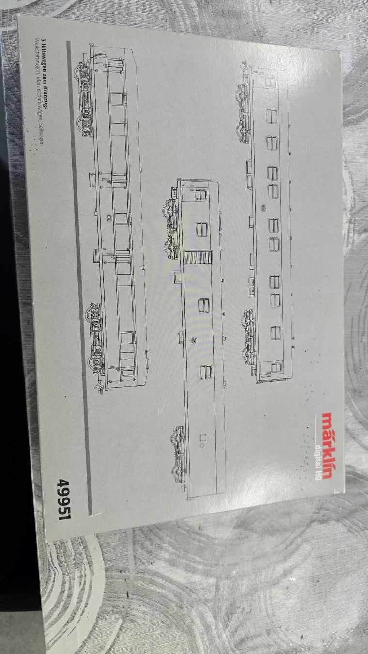 Märklin Modellini di ferrovie: coffret de 3 wagons atelier Marklin, digital son – Usato da la cibourg venduto da t-m-a 1