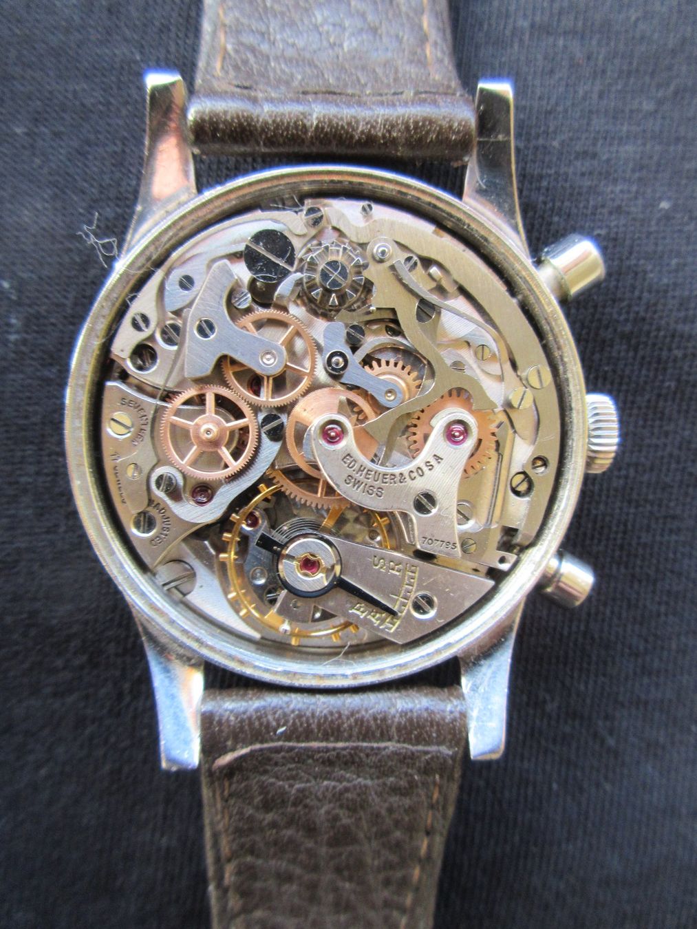 Tag Heuer Orologi: HEUER Chronograph /  Big Eyes – Usato da Uster venduto da djet5_vs 4
