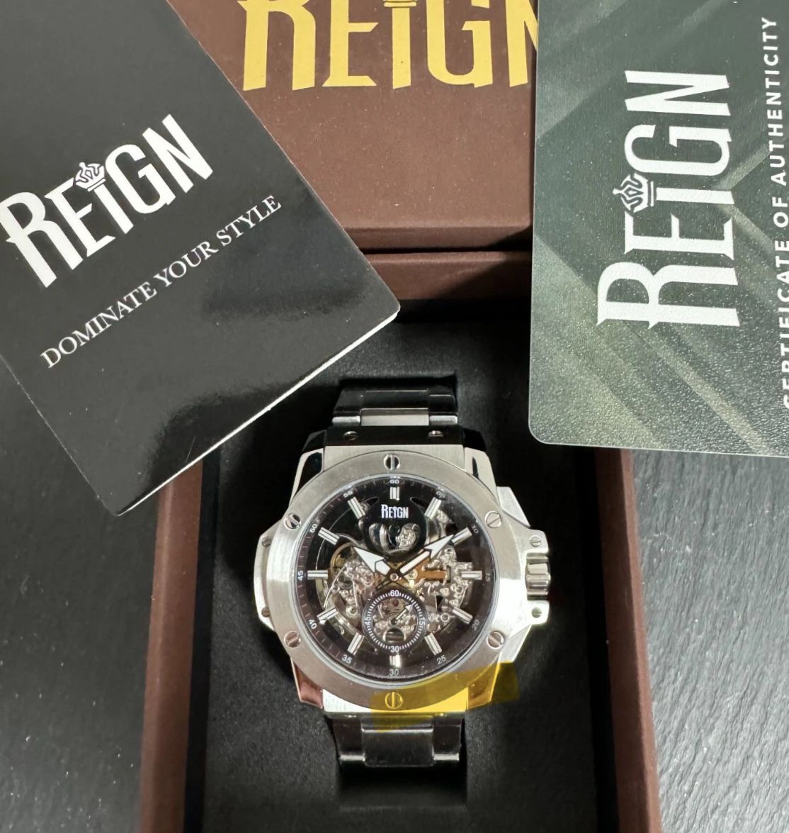 Orologi: Reign Commodus Automatik-Skelettuhr – Nuovo e nell'imballaggio originale da Meilen venduto da Schelmi99