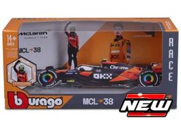 O.Piastri McLaren MCL38 #81 MIAMI GP 2024 mit Figur 1:24