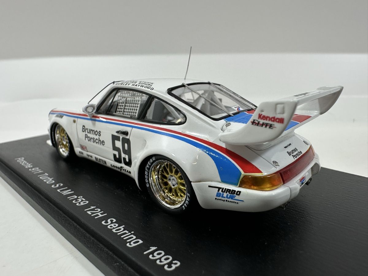 Porsche 962 1 12 Heures de Sebring 1988 Truescale TS0334 - Miniatures Autos Motos