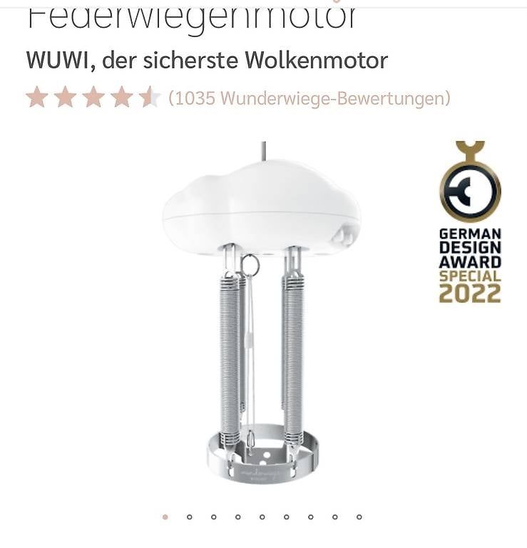 Sdraiette & Sdraiette a dondolo: Federwiegenmotor Wunderwiege – Nuovo (secondo la descrizione) da Bäretswil venduto da serainaweiss 1