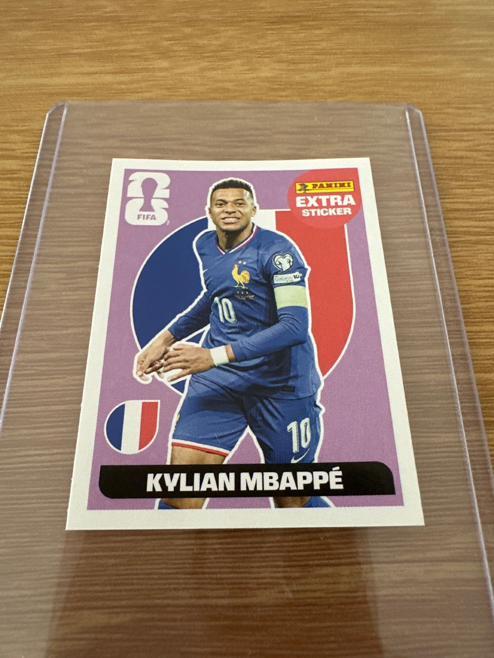 Panini Sammelbilder & Trading cards: Extra Sticker Lila WM 26: Kylian Mbappe – Neu und originalverpackt aus Winterthur von sah_gn89