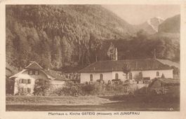 Gsteig bei Wilderswil (BE) Pfarrhaus und Kirche