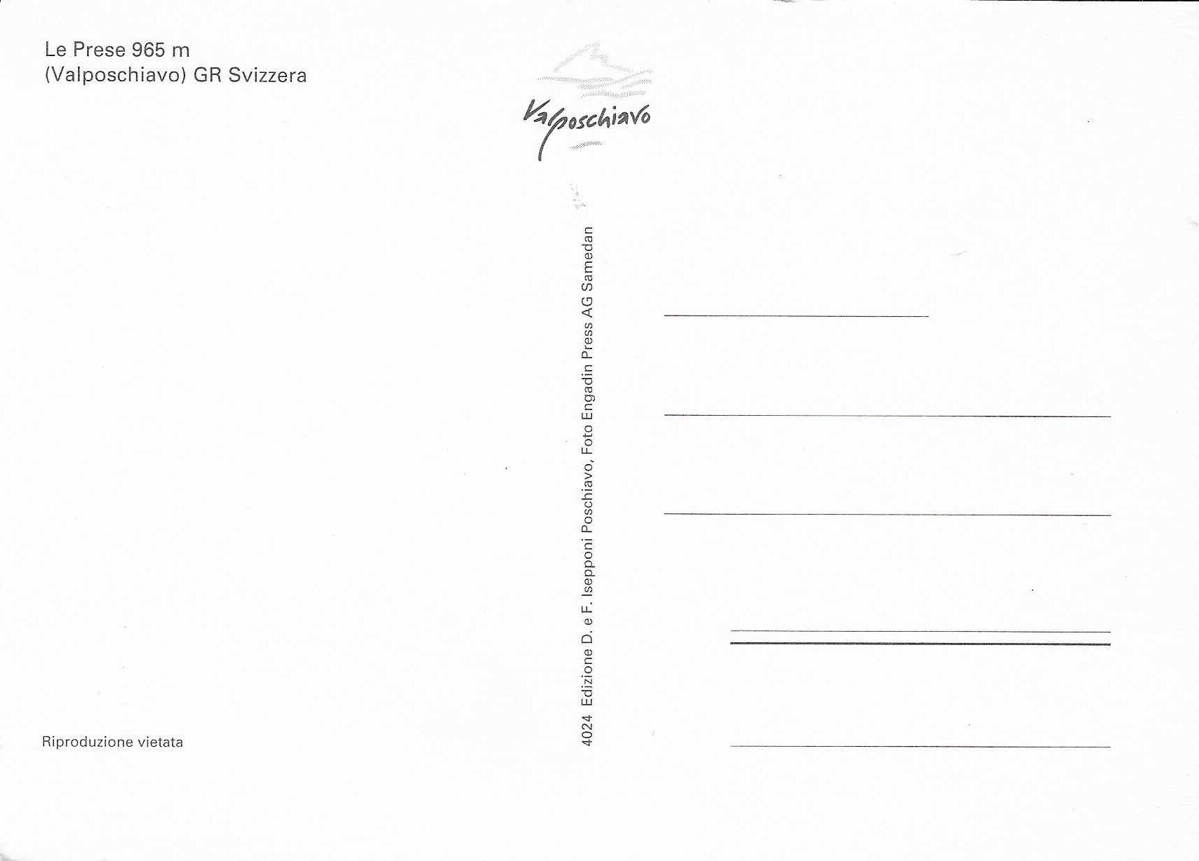 Cartoline postali: Le Prese GR – Nuovo (secondo la descrizione) da Rothrist venduto da Stranglehold 1