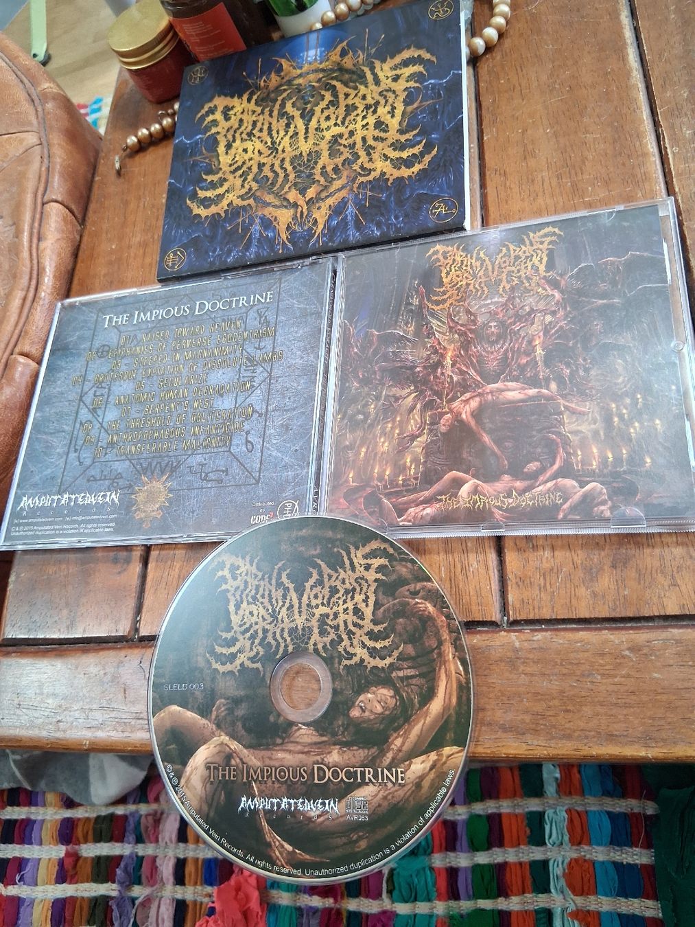 CD: carnivorous voracity- the impious... – Usato da St-Cergue venduto da VeganWarrior