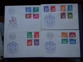 1960 Z-Nr. 355 - 372 FDC - schöne Erhaltung