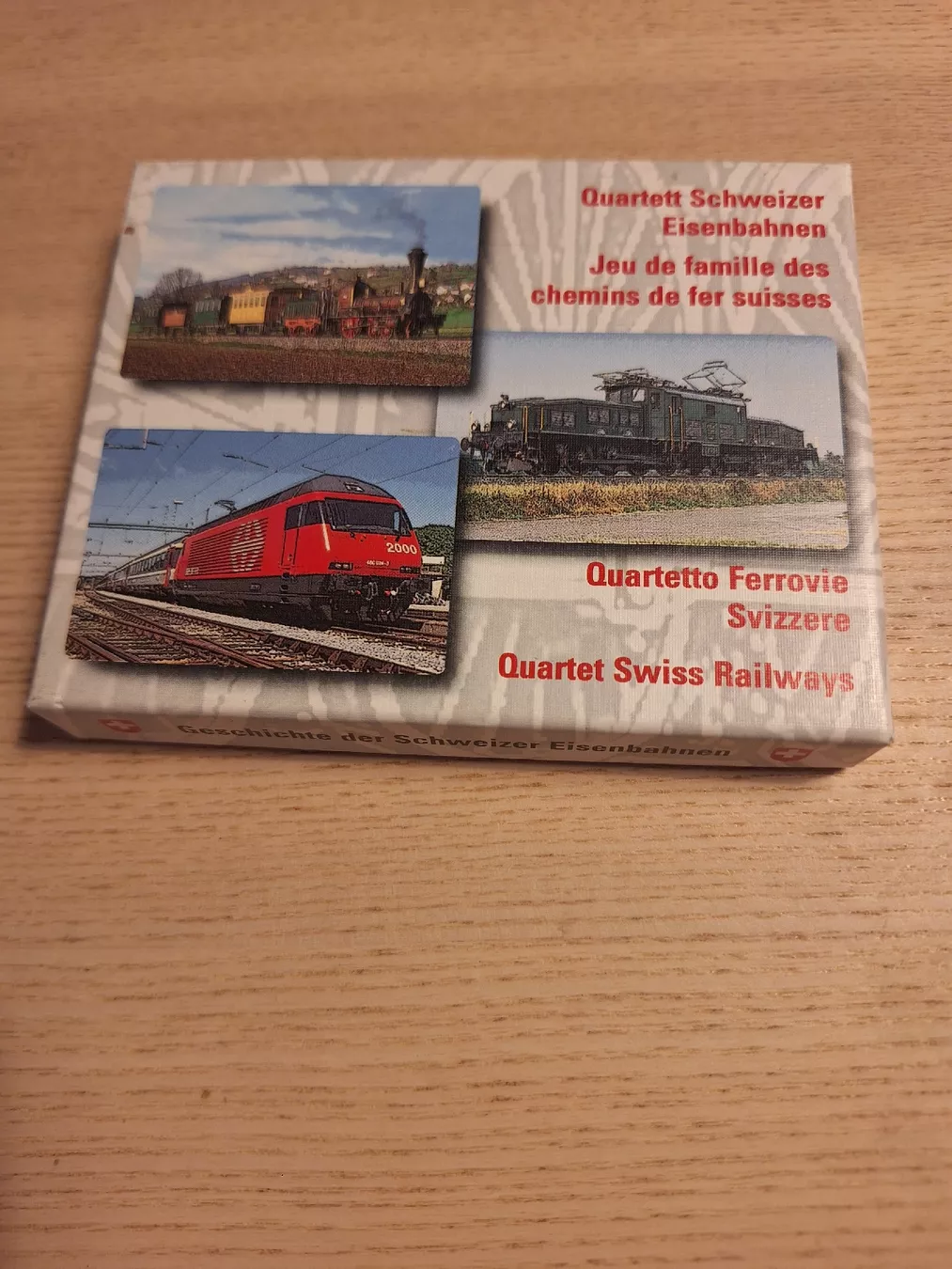 Jeux: Quartett Schweizer Eisenbahnen – D'occasion à Schaffhausen par RicardoSchaffhausen