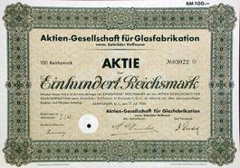 AG für Glasfabrikation vorm. Gebrüder Hoffmann - 1930